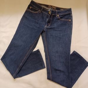 DL 1961 Angel Mid-Rise Skinny Ankle Jeans